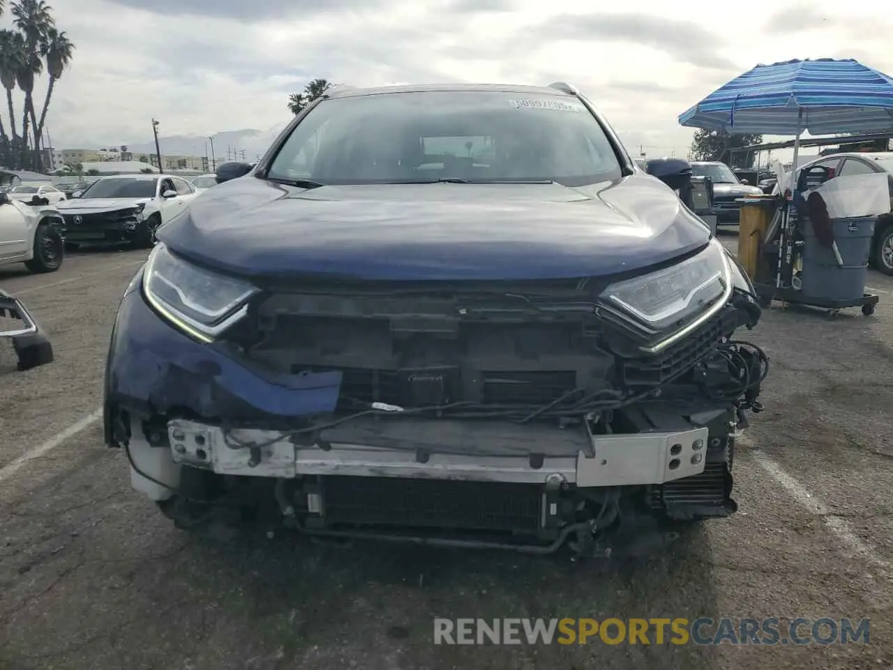 5 Фотография поврежденного автомобиля 5J6RT6H90NL024741 HONDA CRV 2022