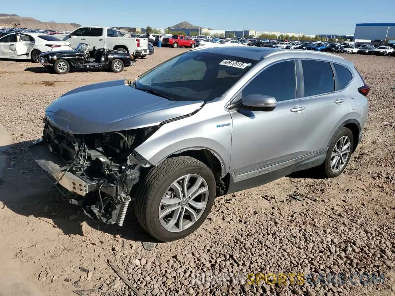 1 Photograph of a damaged car 5J6RT6H94NL056849 HONDA CRV 2022