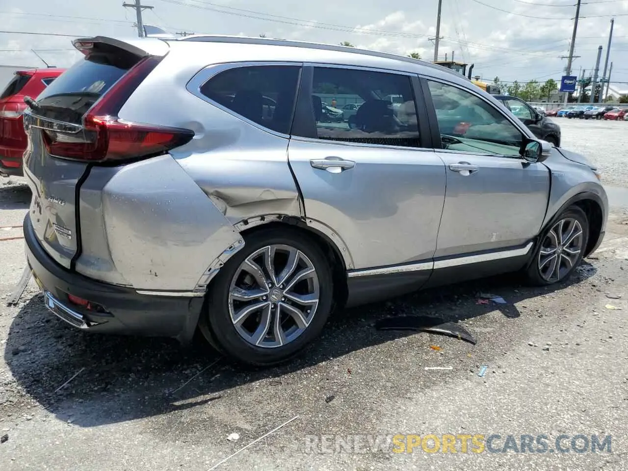 3 Photograph of a damaged car 5J6RT6H98NL010005 HONDA CRV 2022