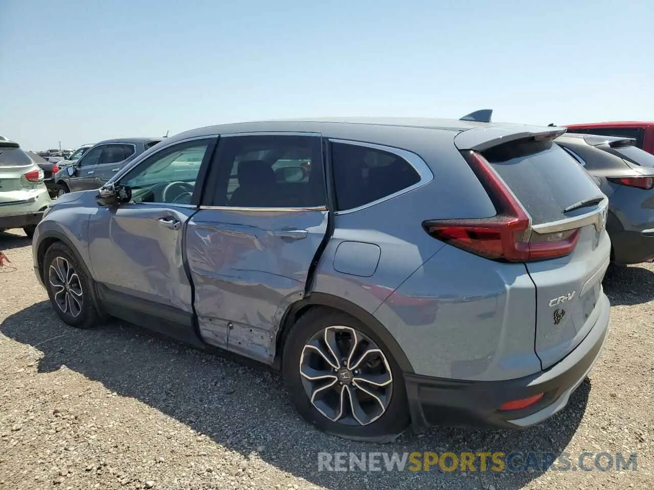 2 Photograph of a damaged car 5J6RW1H53NA008357 HONDA CRV 2022