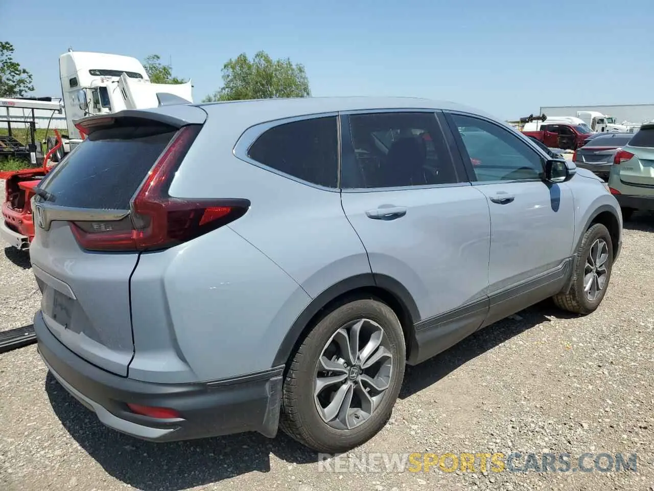 3 Photograph of a damaged car 5J6RW1H53NA008357 HONDA CRV 2022