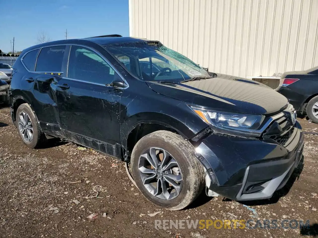 4 Photograph of a damaged car 5J6RW1H55NA006822 HONDA CRV 2022