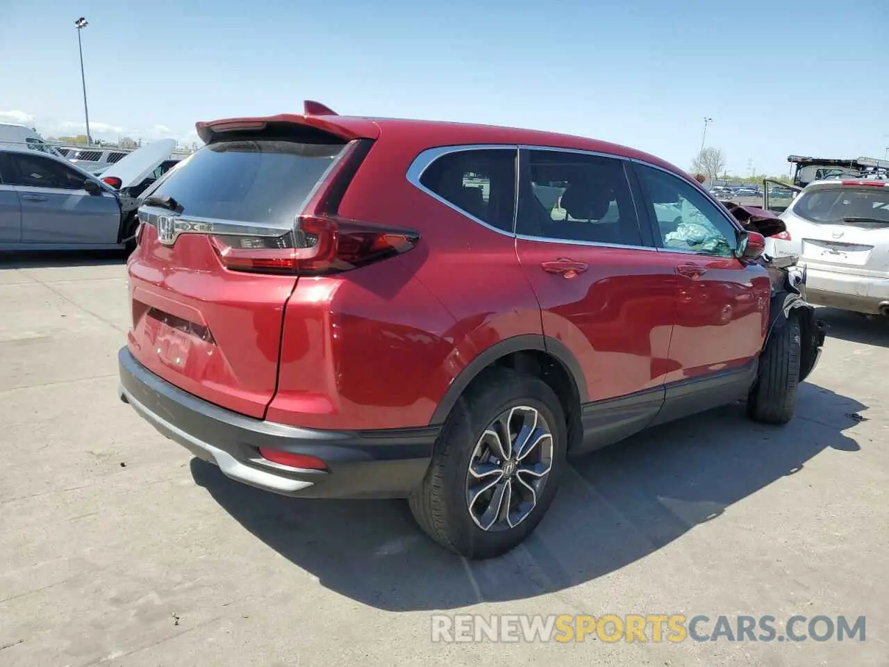 3 Фотография поврежденного автомобиля 5J6RW1H57NA005140 HONDA CRV 2022