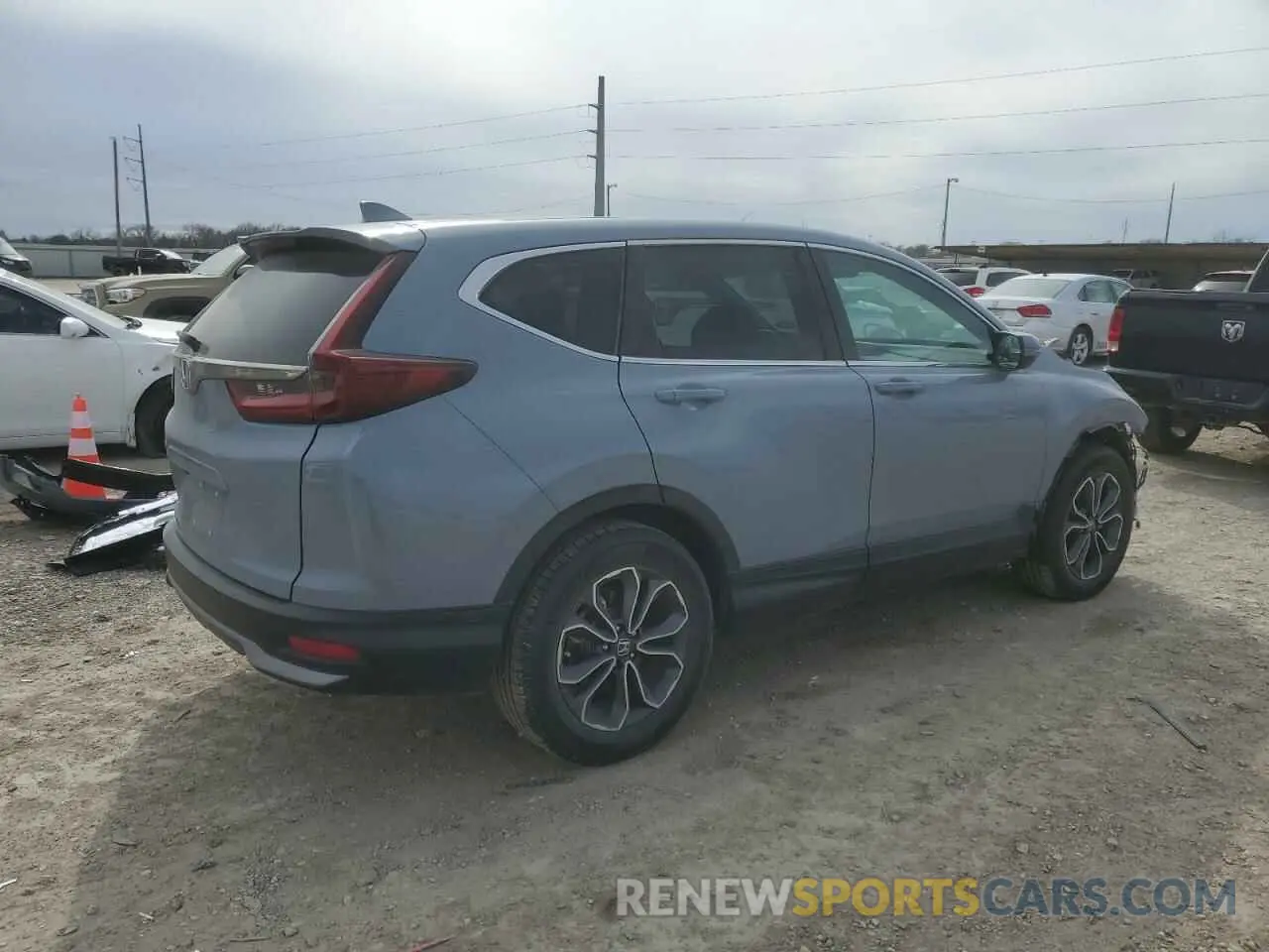 3 Photograph of a damaged car 5J6RW1H58NA000061 HONDA CRV 2022