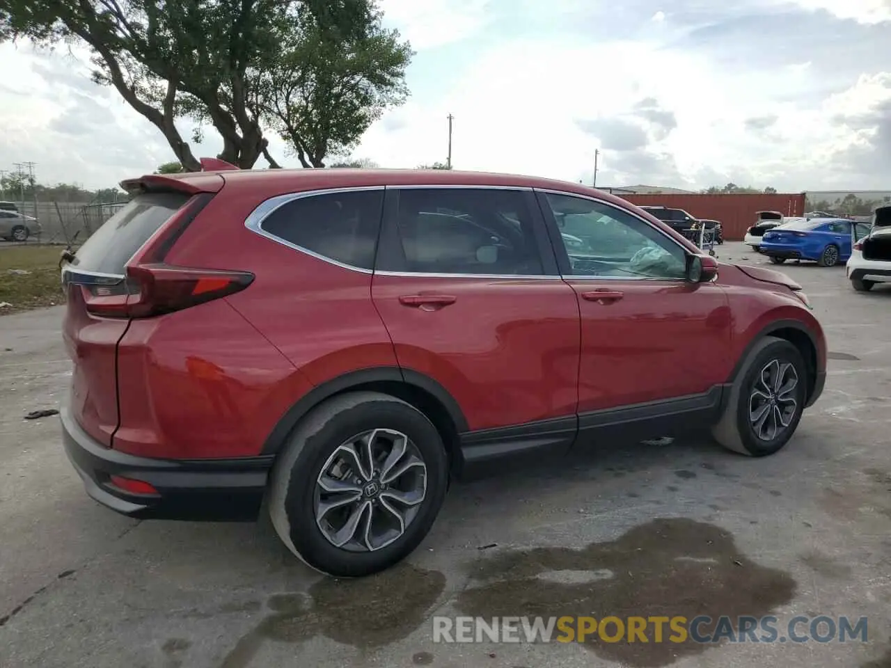 3 Photograph of a damaged car 5J6RW1H58NA016891 HONDA CRV 2022