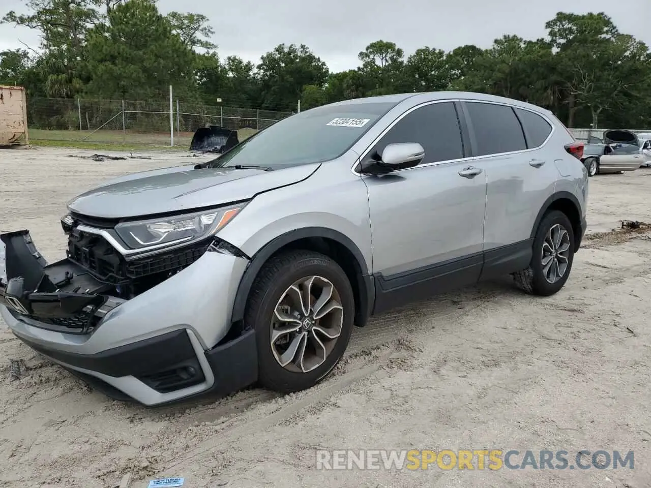 1 Photograph of a damaged car 5J6RW1H59NA010209 HONDA CRV 2022