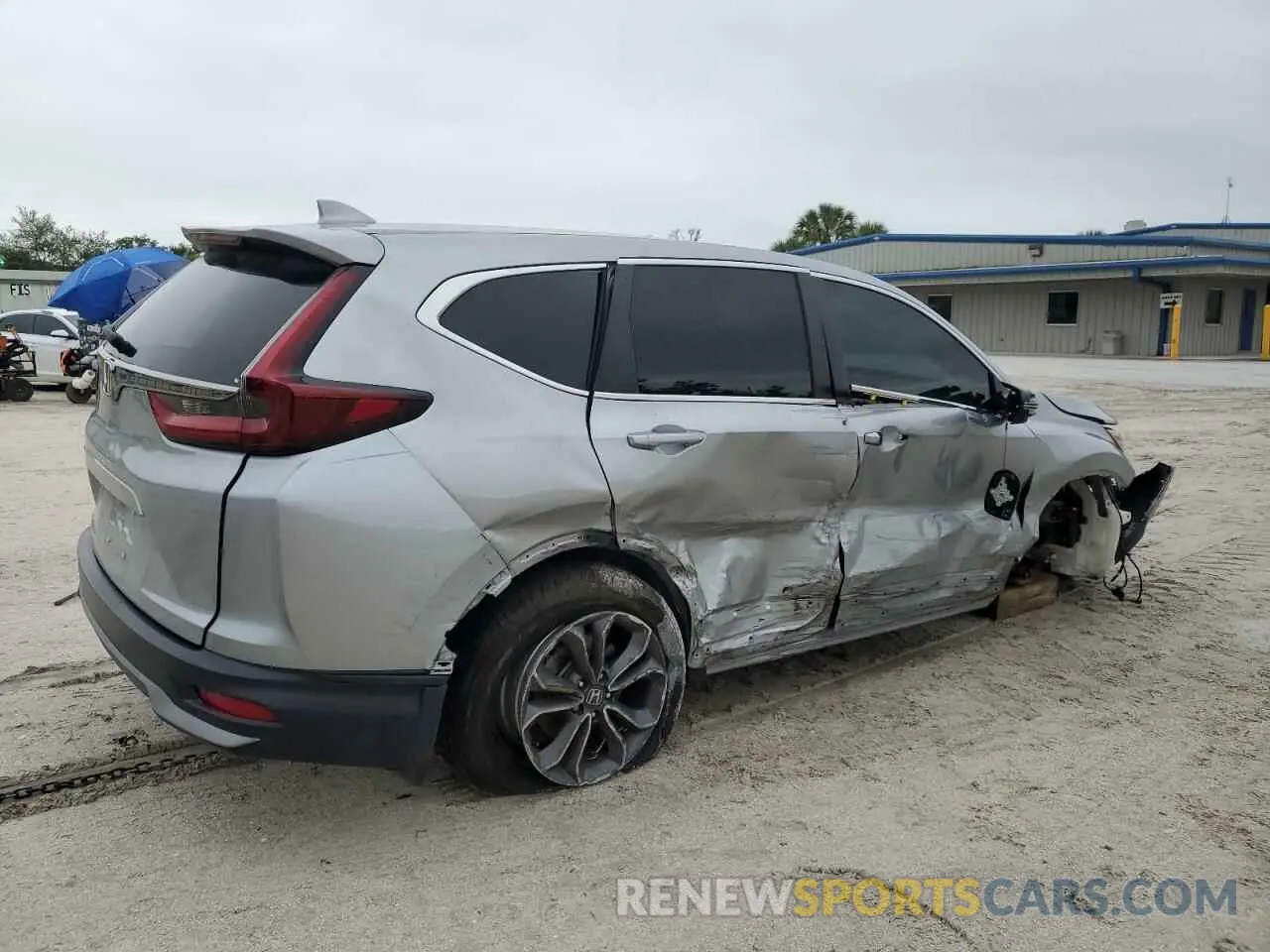 3 Photograph of a damaged car 5J6RW1H59NA010209 HONDA CRV 2022