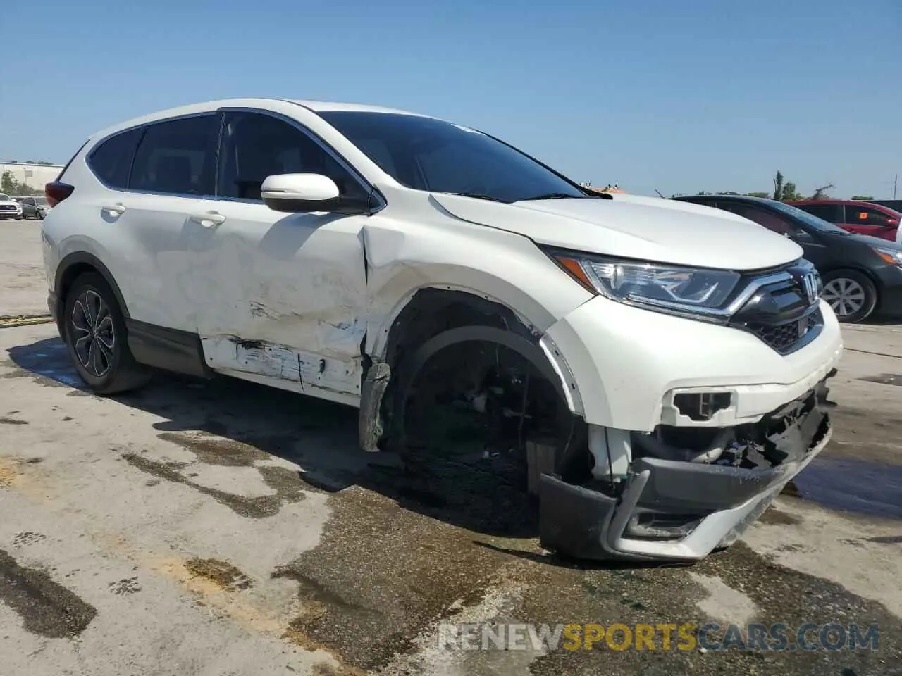 4 Photograph of a damaged car 5J6RW1H5XNA010512 HONDA CRV 2022