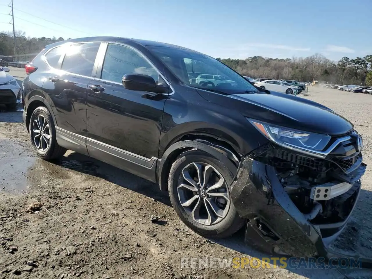 4 Фотография поврежденного автомобиля 5J6RW1H86NA011358 HONDA CRV 2022