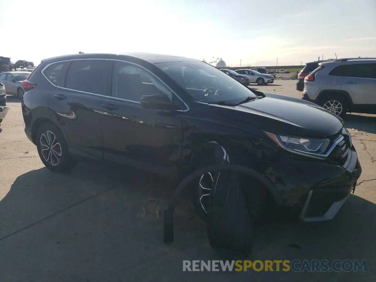 4 Фотография поврежденного автомобиля 5J6RW1H87NA001504 HONDA CRV 2022