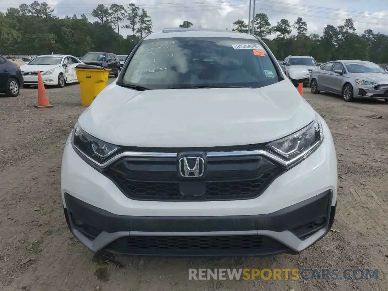 5 Фотография поврежденного автомобиля 5J6RW1H88NA012057 HONDA CRV 2022