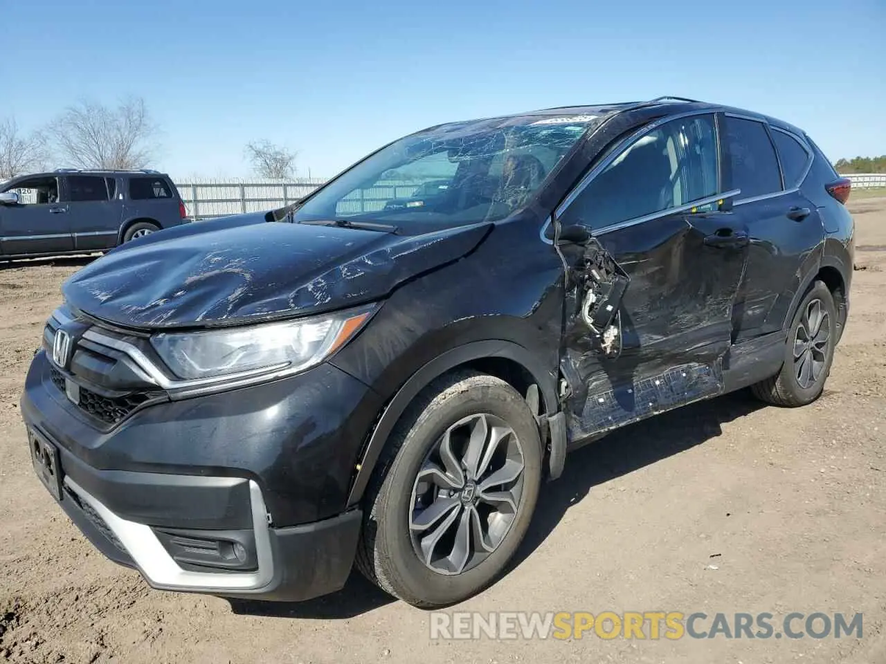 1 Photograph of a damaged car 5J6RW1H88NA022331 HONDA CRV 2022