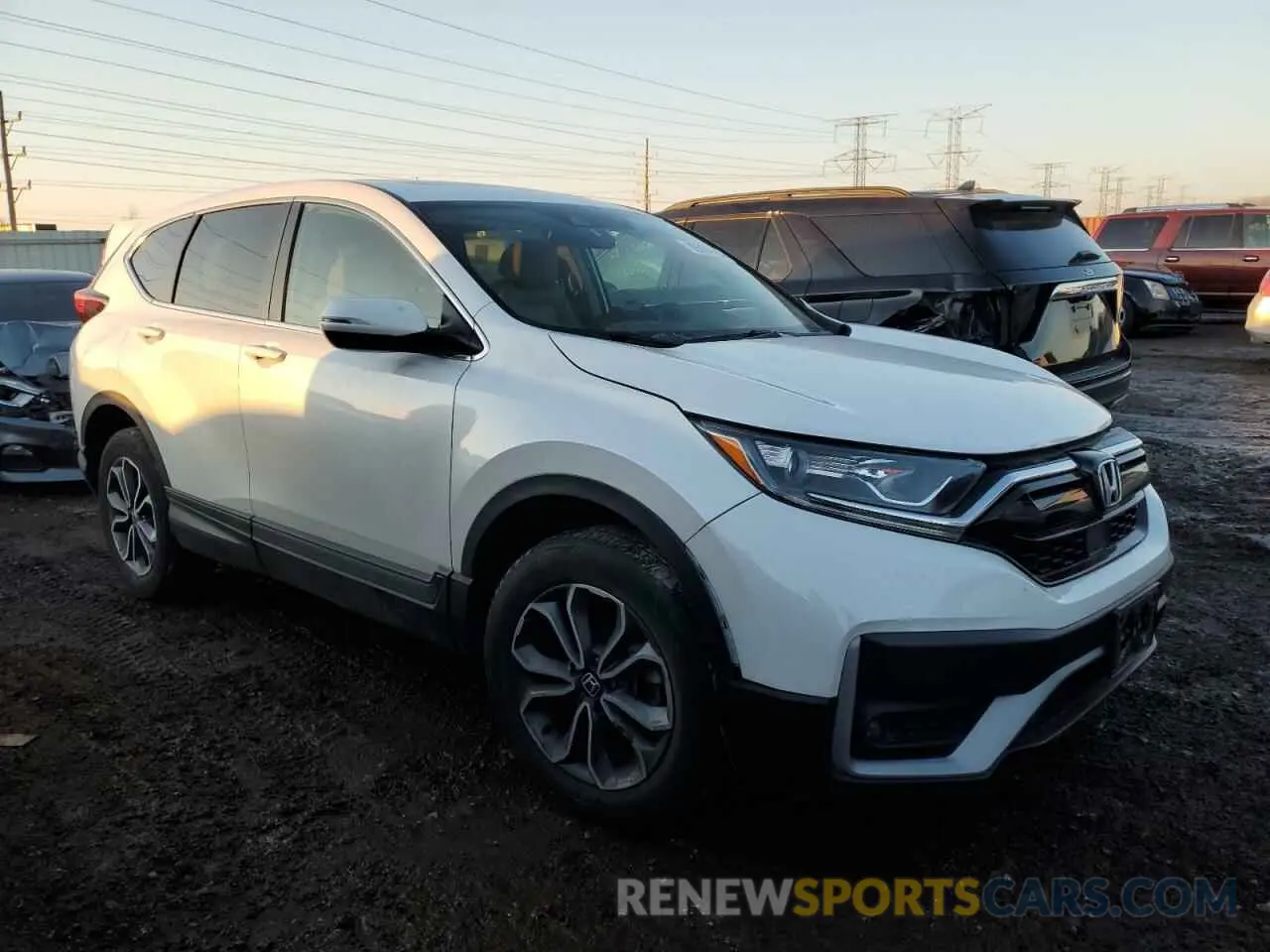 4 Фотография поврежденного автомобиля 5J6RW2H53NA008252 HONDA CRV 2022