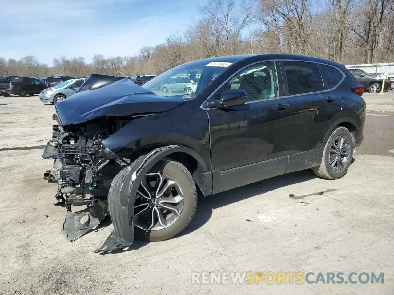 1 Photograph of a damaged car 5J6RW2H81NA012407 HONDA CRV 2022