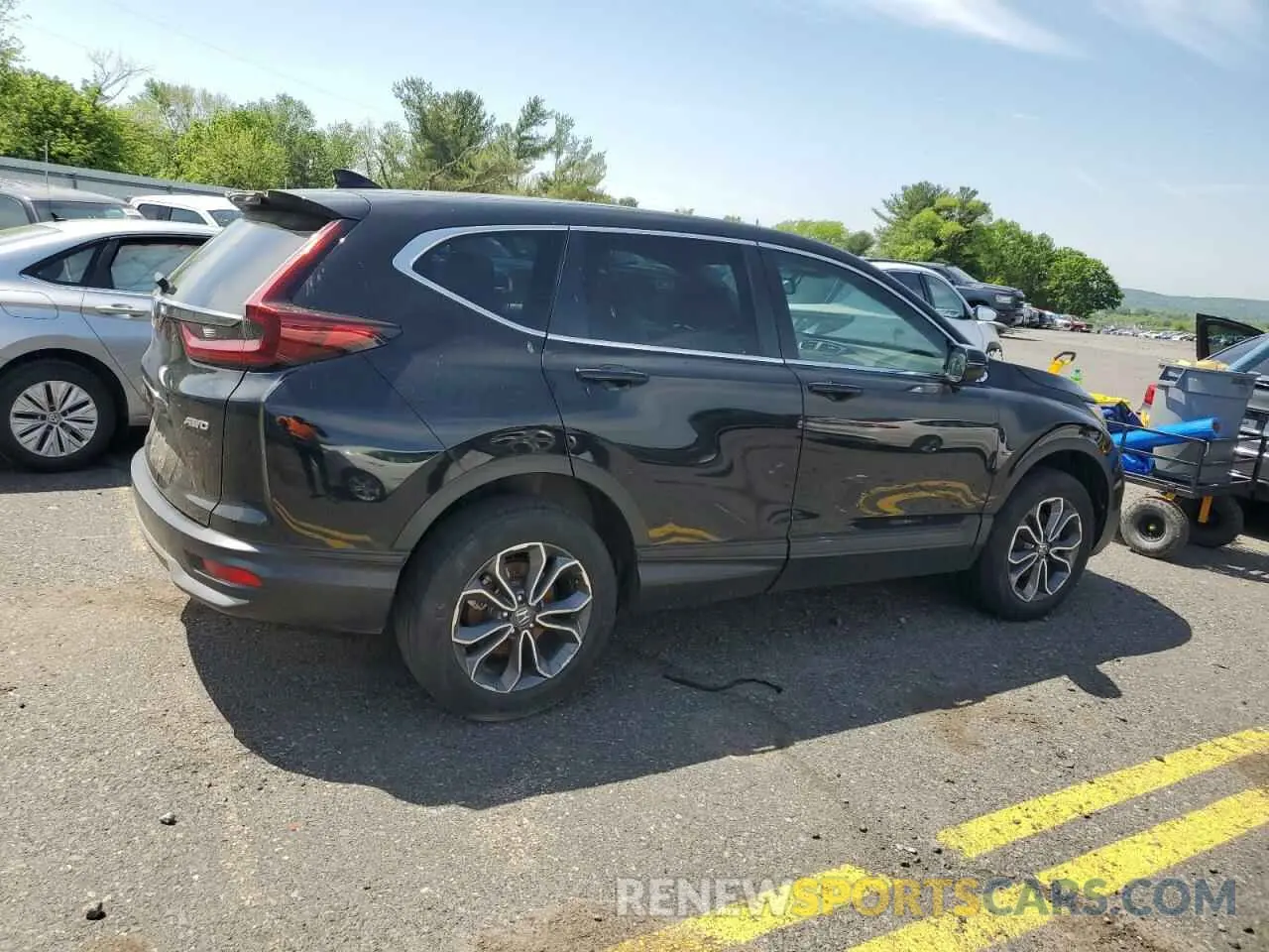 3 Photograph of a damaged car 5J6RW2H81NL003209 HONDA CRV 2022