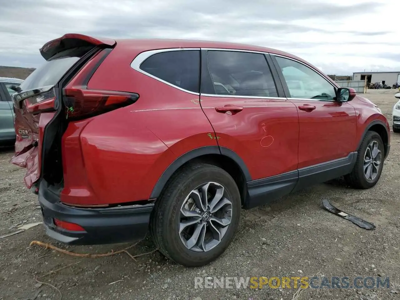 3 Photograph of a damaged car 5J6RW2H83NA005426 HONDA CRV 2022