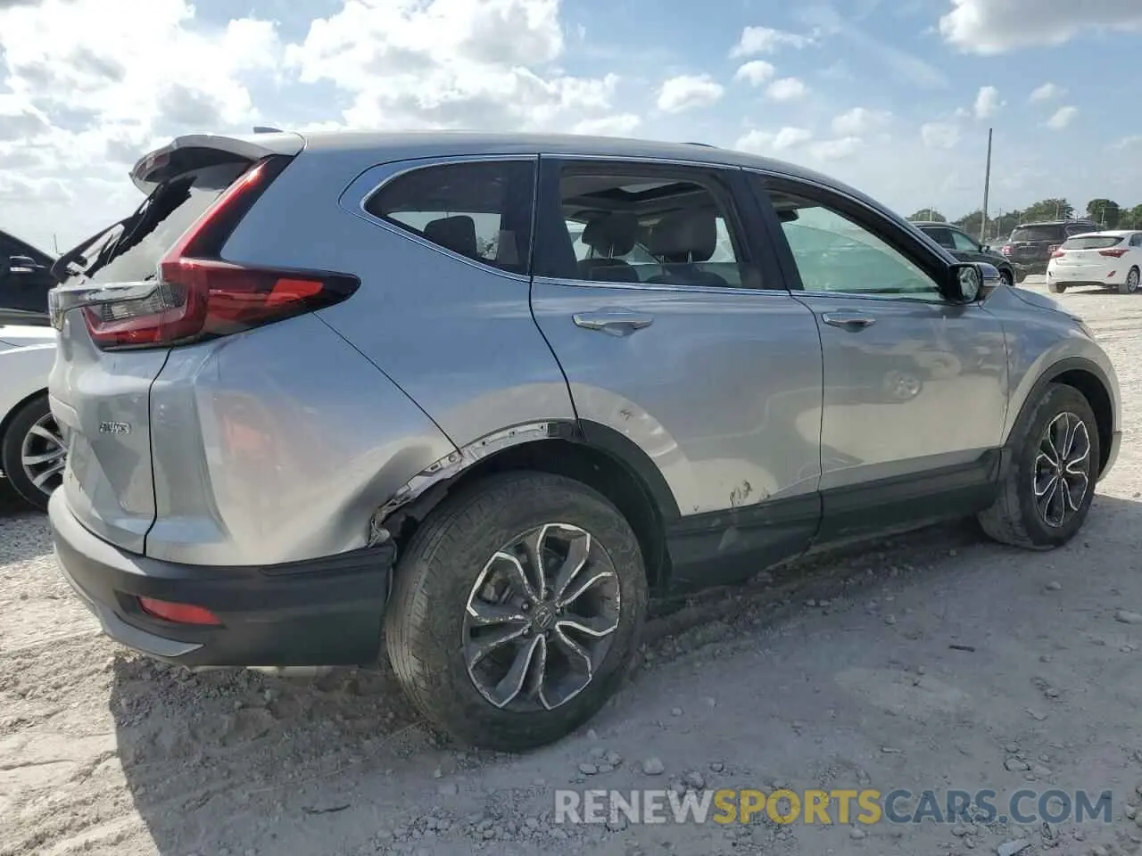3 Photograph of a damaged car 5J6RW2H85NA003600 HONDA CRV 2022