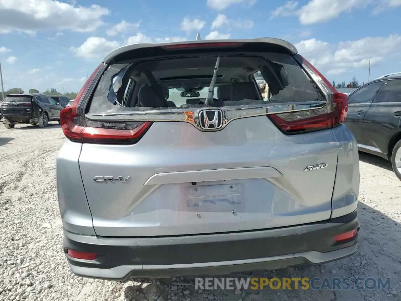 6 Photograph of a damaged car 5J6RW2H85NA003600 HONDA CRV 2022