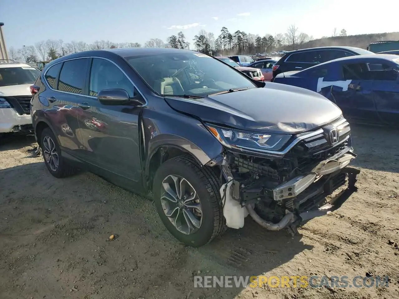 4 Фотография поврежденного автомобиля 5J6RW2H88NA014283 HONDA CRV 2022