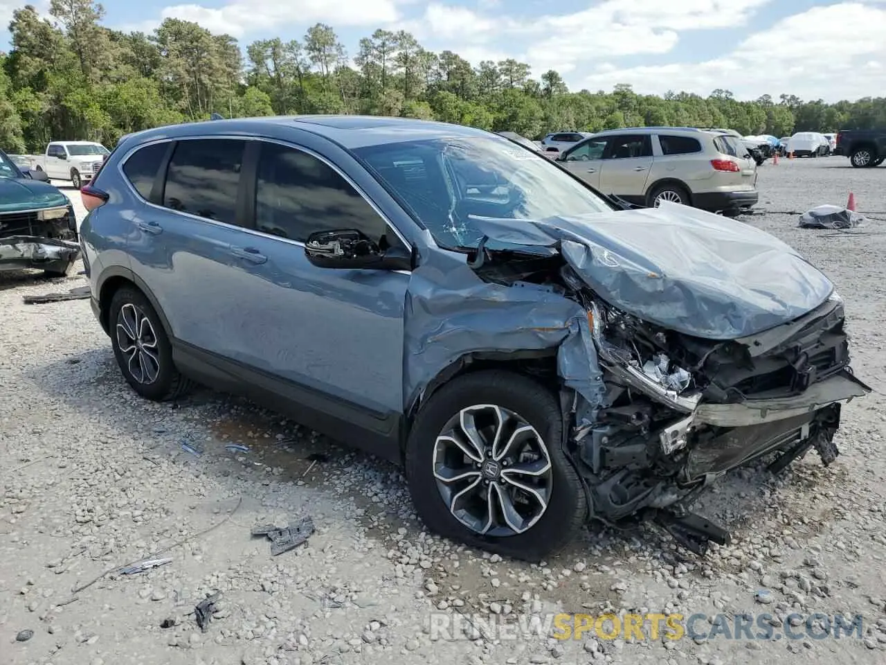 4 Фотография поврежденного автомобиля 7FARW1H58NE020117 HONDA CRV 2022