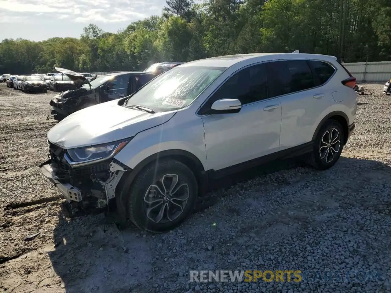 1 Photograph of a damaged car 7FARW1H83NE016289 HONDA CRV 2022