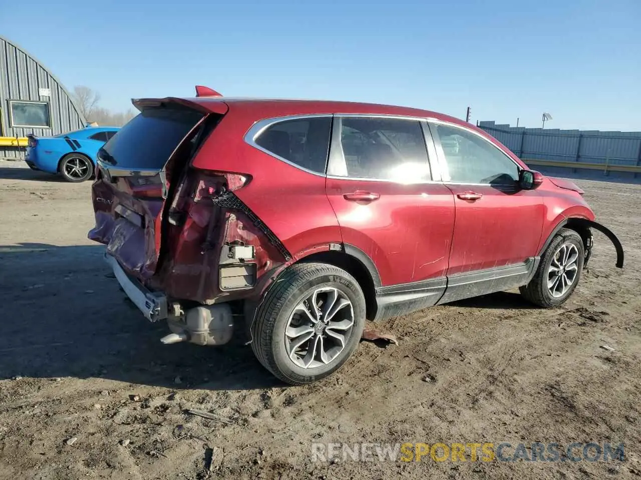 3 Фотография поврежденного автомобиля 7FARW2H53NE033248 HONDA CRV 2022