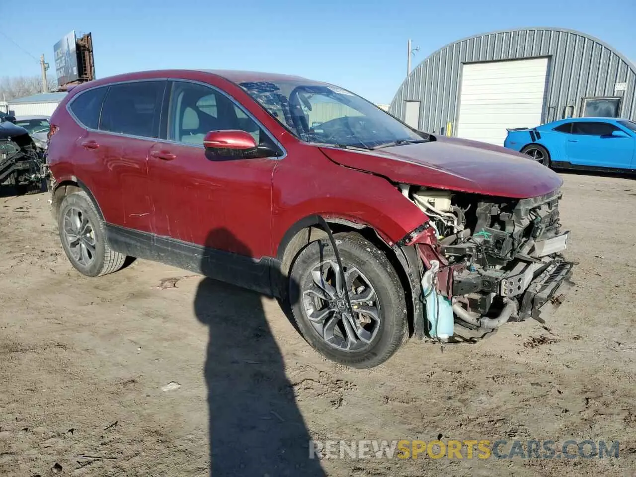 4 Фотография поврежденного автомобиля 7FARW2H53NE033248 HONDA CRV 2022