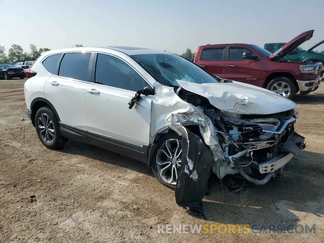 4 Фотография поврежденного автомобиля 7FARW2H88NE002586 HONDA CRV 2022