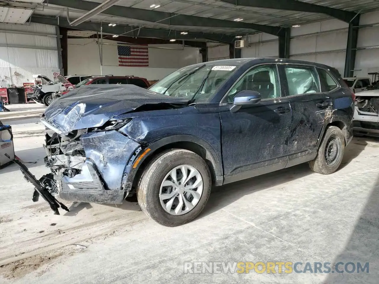 1 Photograph of a damaged car 2HKRS4H2XPH428007 HONDA CRV 2023