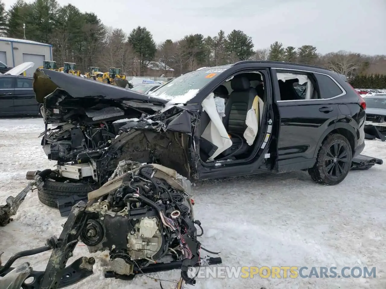 1 Photograph of a damaged car 2HKRS6H99PH809405 HONDA CRV 2023