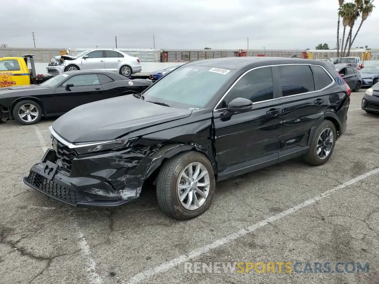 1 Photograph of a damaged car 2HKRS3H79RH324889 HONDA CRV 2024