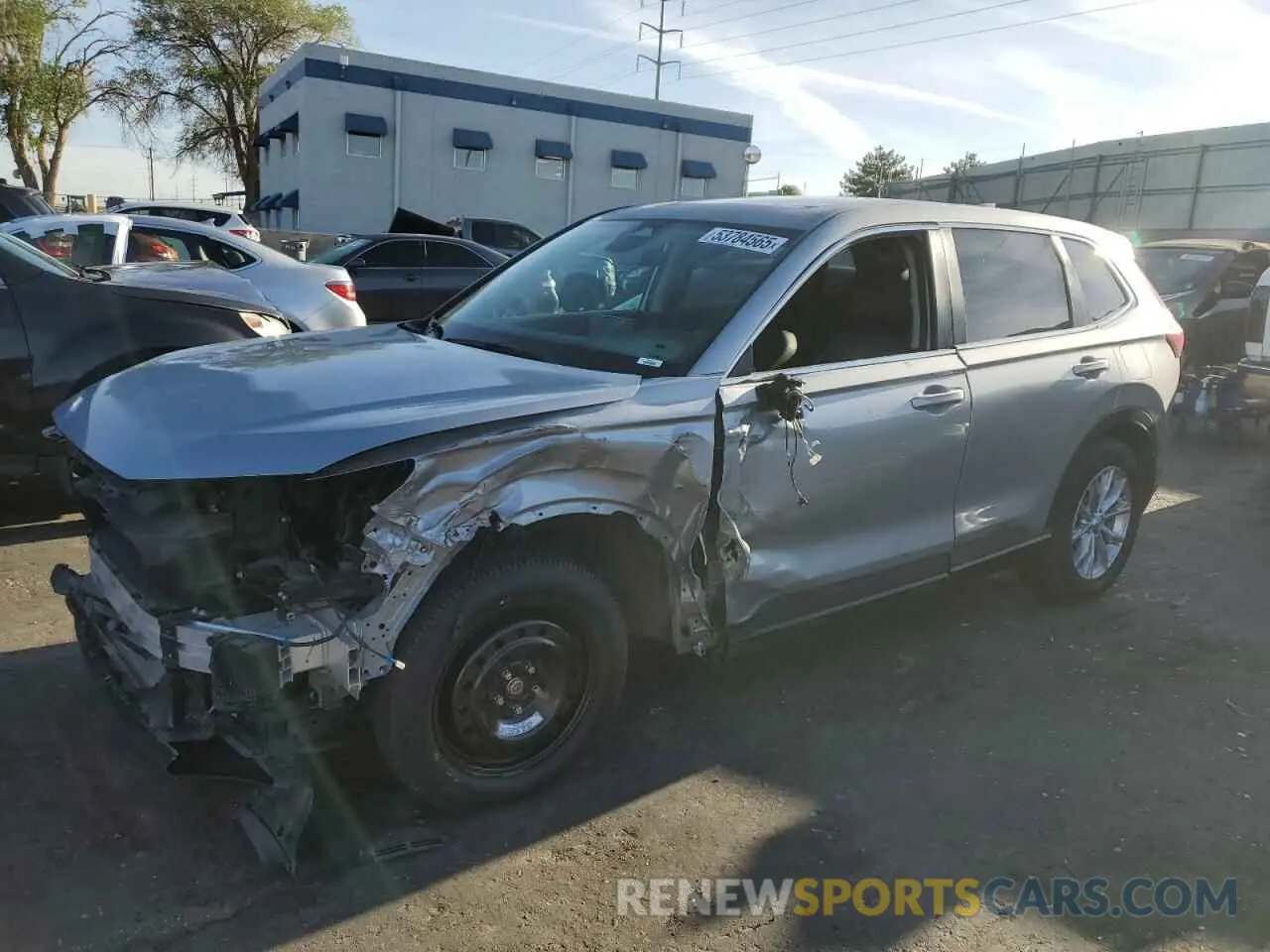 1 Photograph of a damaged car 2HKRS4H76RH405810 HONDA CRV 2024