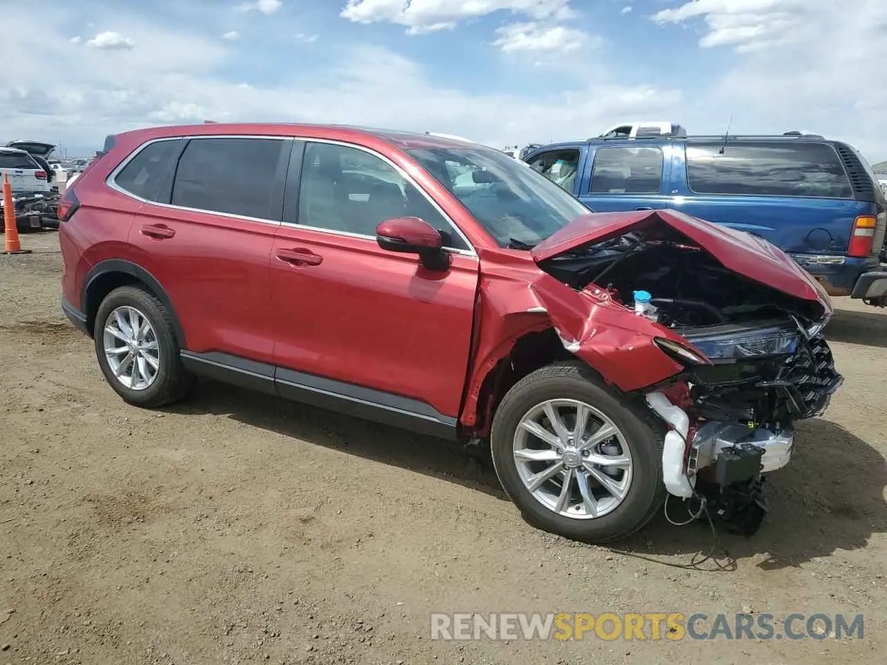 4 Photograph of a damaged car 2HKRS4H77RH473937 HONDA CRV 2024