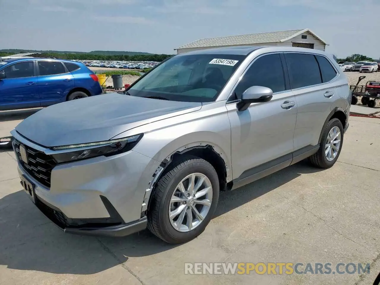 1 Photograph of a damaged car 2HKRS4H79RH421516 HONDA CRV 2024