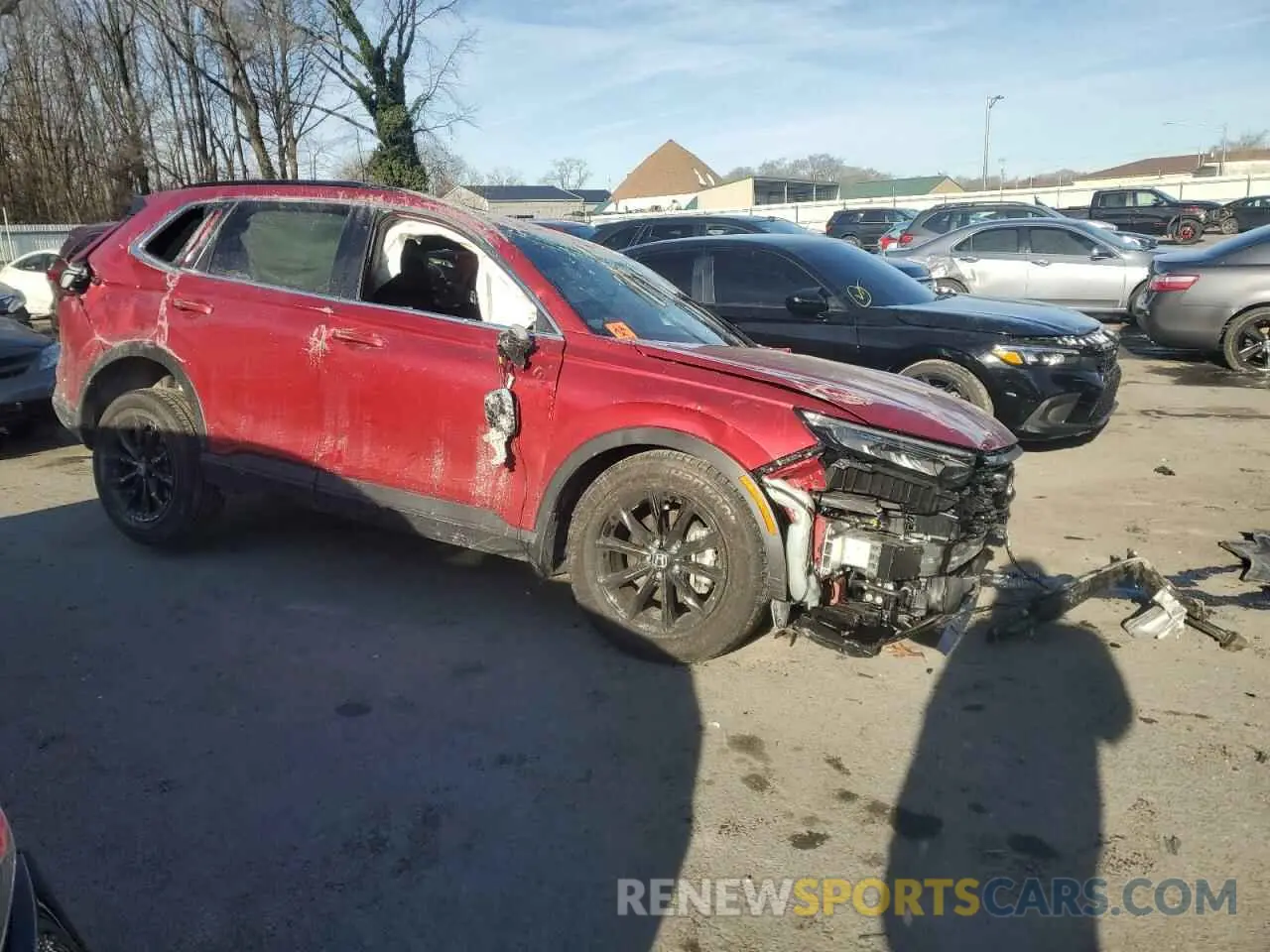 4 Photograph of a damaged car 2HKRS6H53RH803955 HONDA CRV 2024