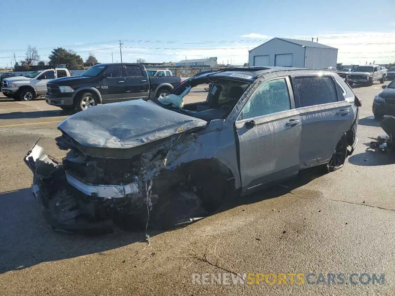 1 Photograph of a damaged car 2HKRS6H56RH811175 HONDA CRV 2024