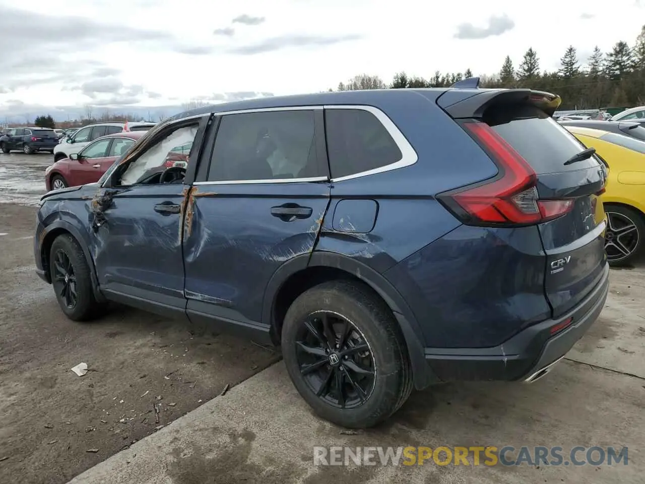 2 Photograph of a damaged car 2HKRS6H73RH201025 HONDA CRV 2024