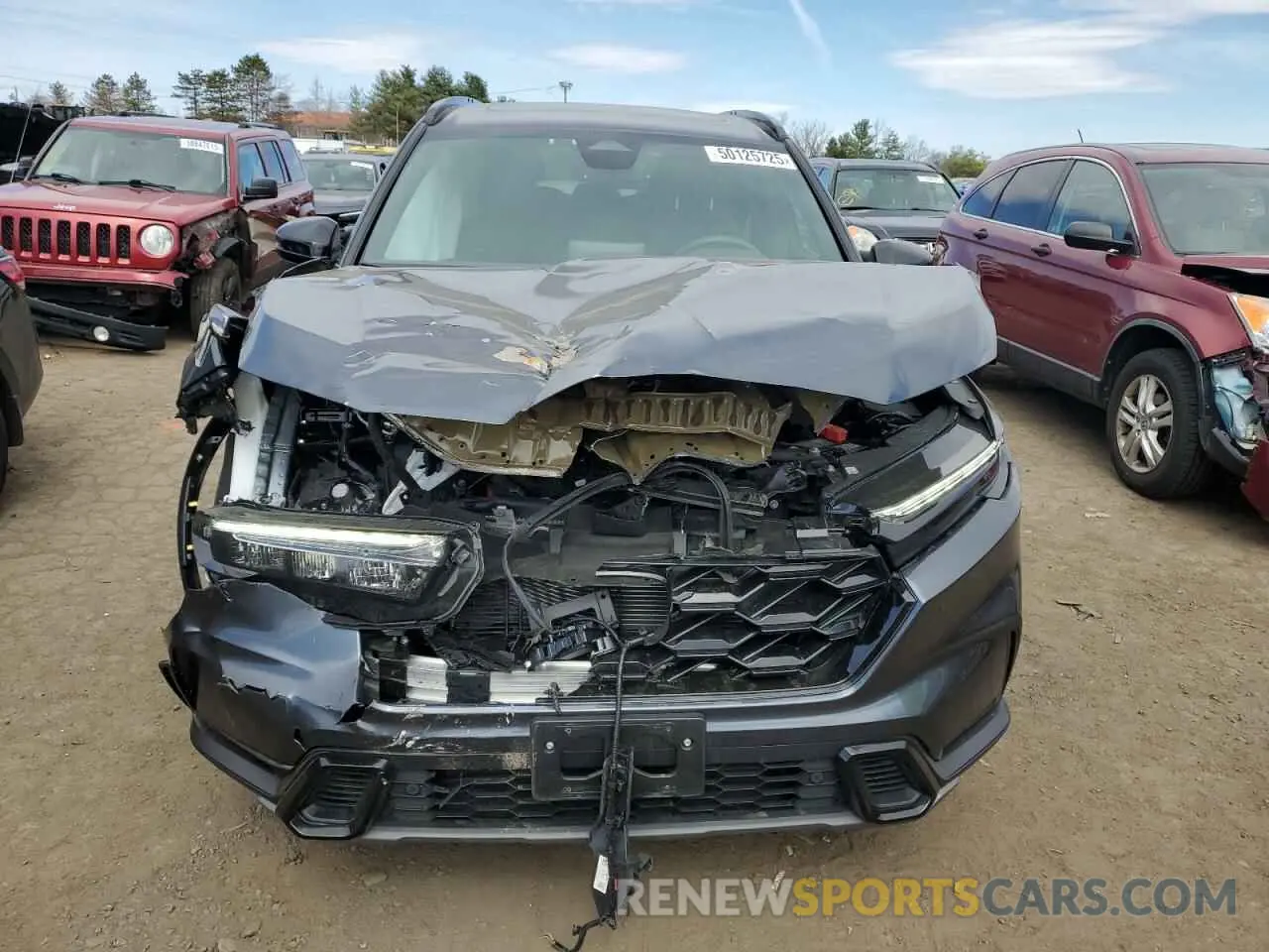 5 Photograph of a damaged car 2HKRS6H84RH810486 HONDA CRV 2024