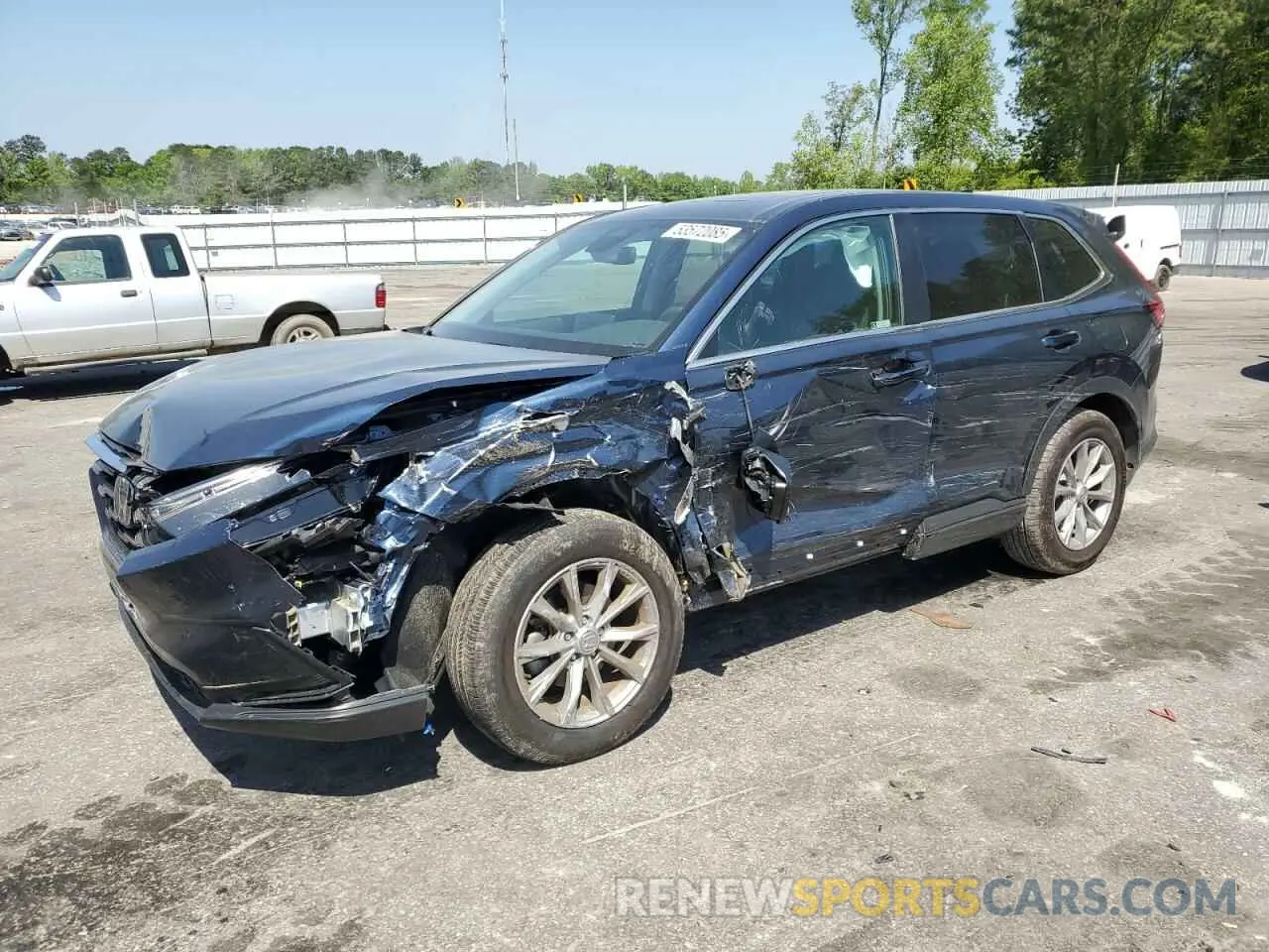 1 Photograph of a damaged car 5J6RS3H44RL009252 HONDA CRV 2024