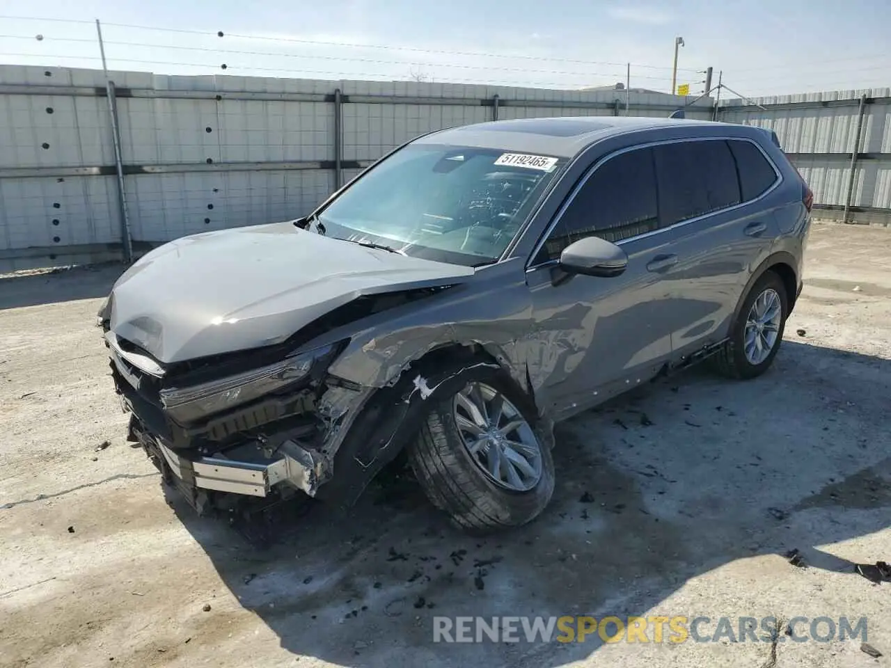 1 Photograph of a damaged car 5J6RS4H76RL014954 HONDA CRV 2024
