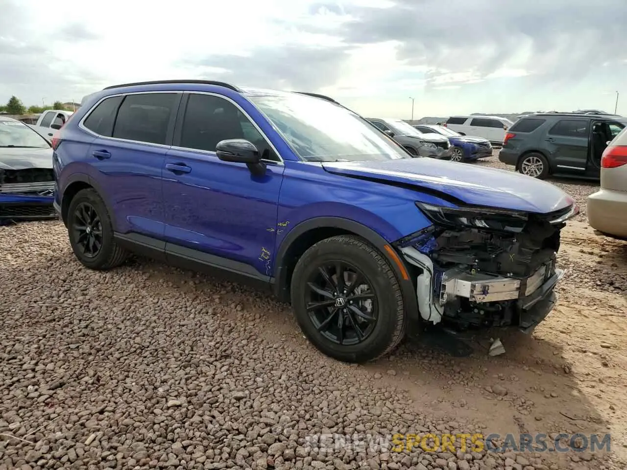 4 Фотография поврежденного автомобиля 7FARS5H86SE001977 HONDA CRV 2025