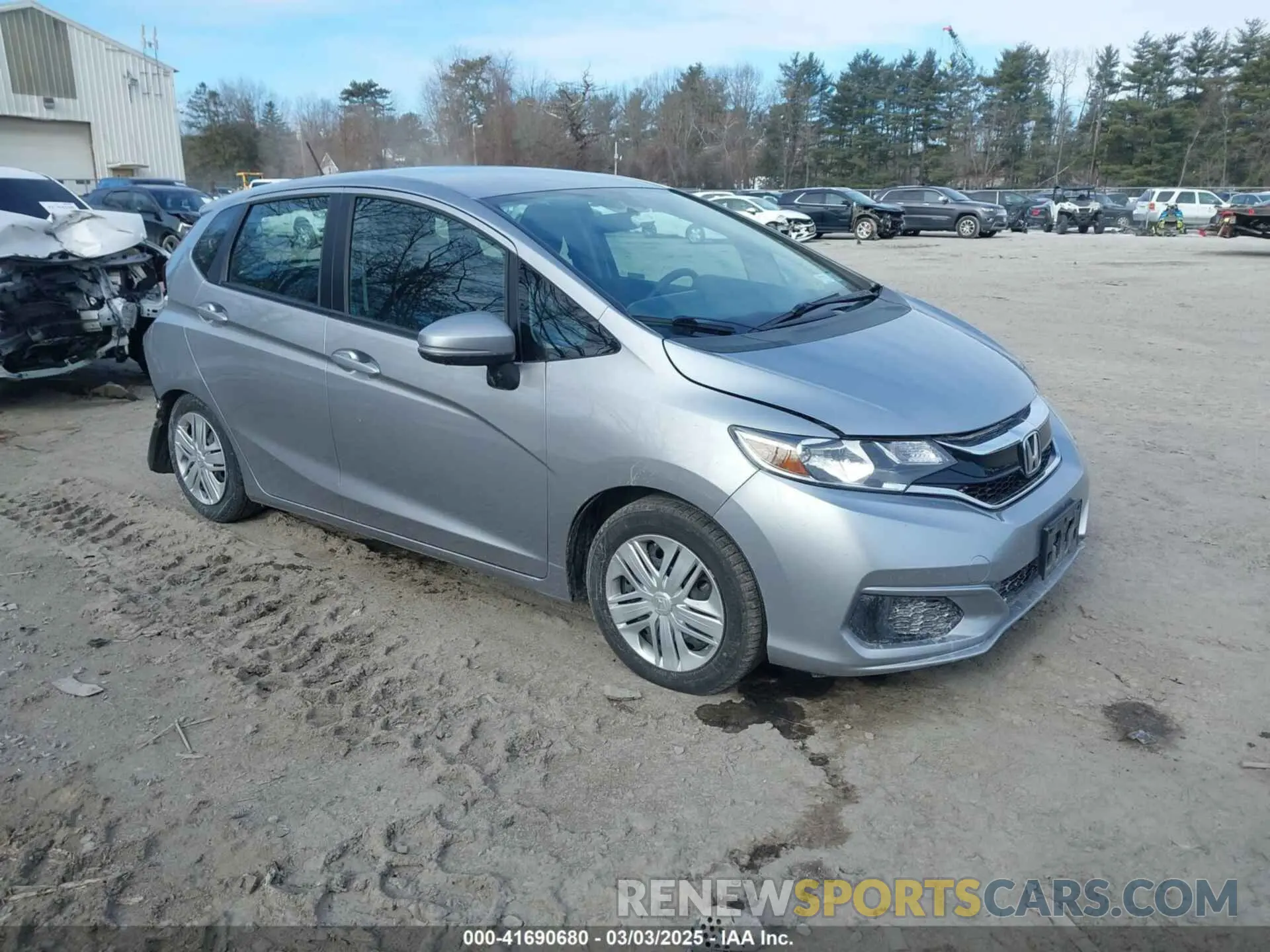 1 Photograph of a damaged car 3HGGK5G43KM726127 HONDA FIT 2019
