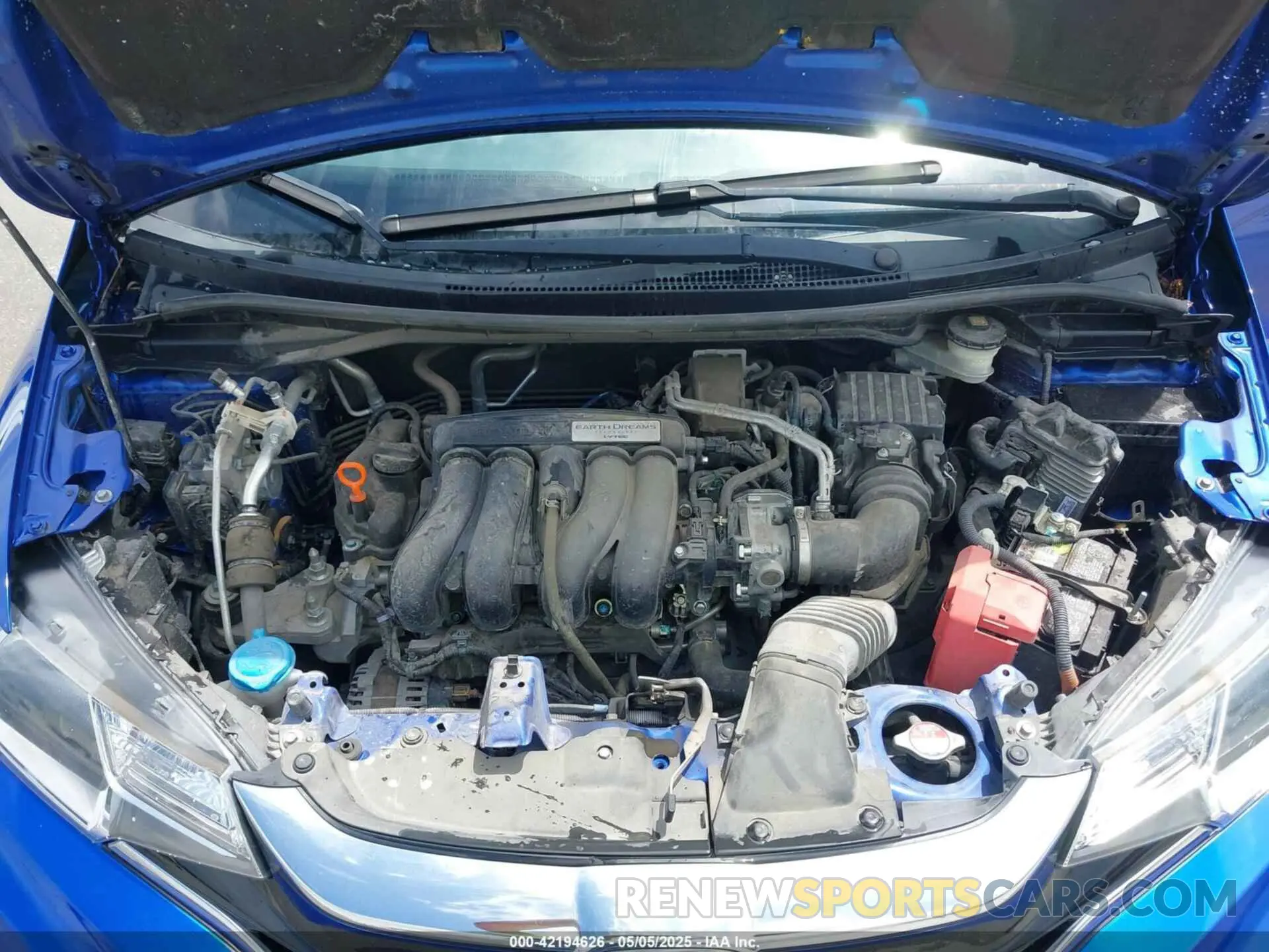 10 Photograph of a damaged car 3HGGK5G49KM726763 HONDA FIT 2019