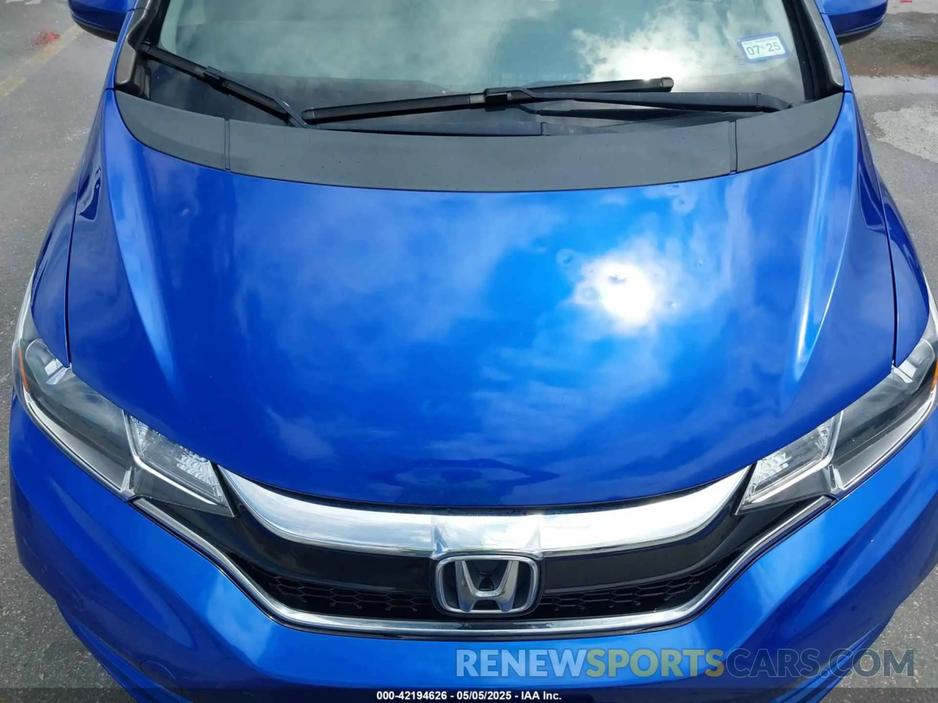 6 Photograph of a damaged car 3HGGK5G49KM726763 HONDA FIT 2019