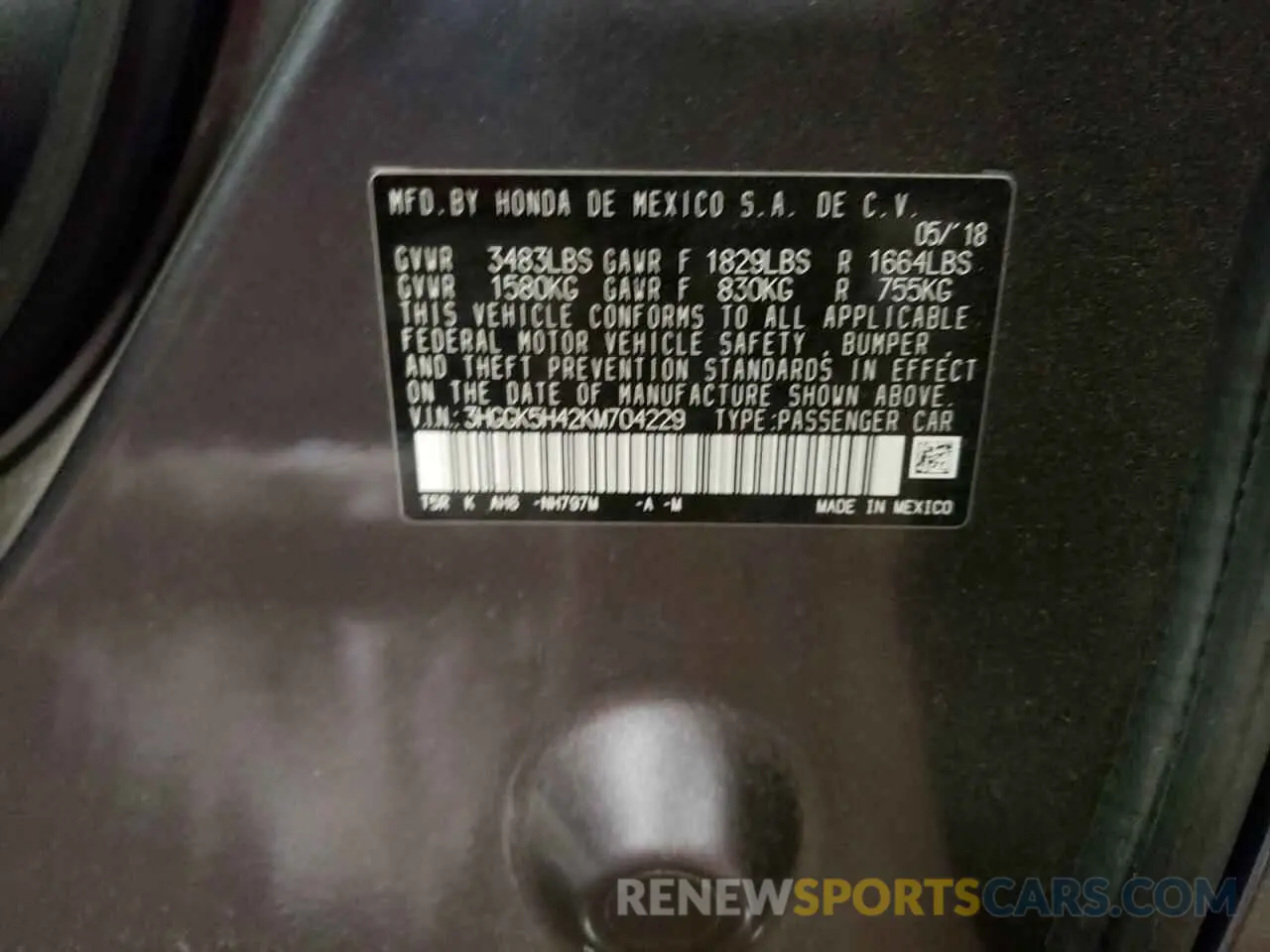 12 Фотография поврежденного автомобиля 3HGGK5H42KM704229 HONDA FIT 2019
