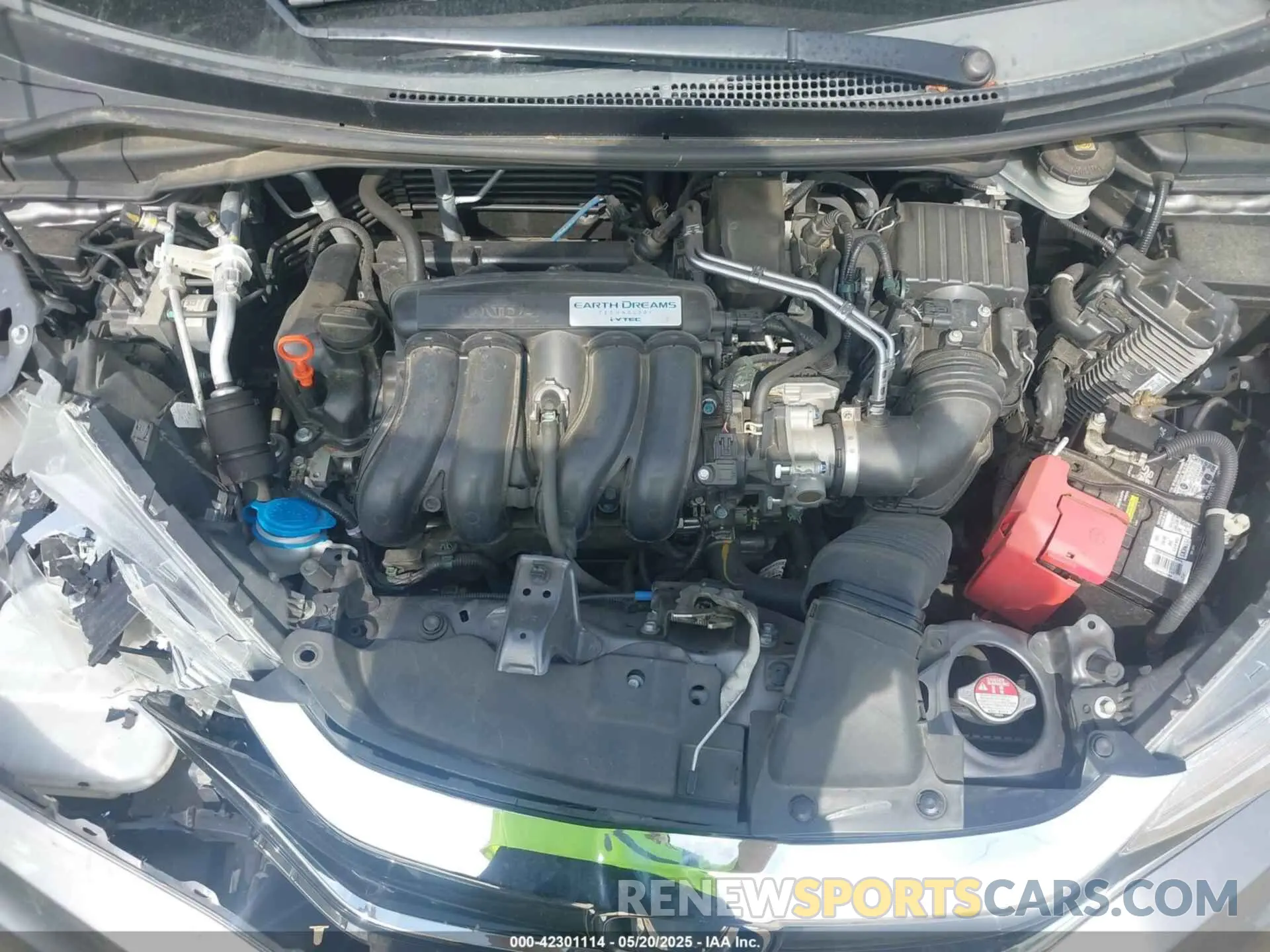 10 Фотография поврежденного автомобиля 3HGGK5H42KM711424 HONDA FIT 2019