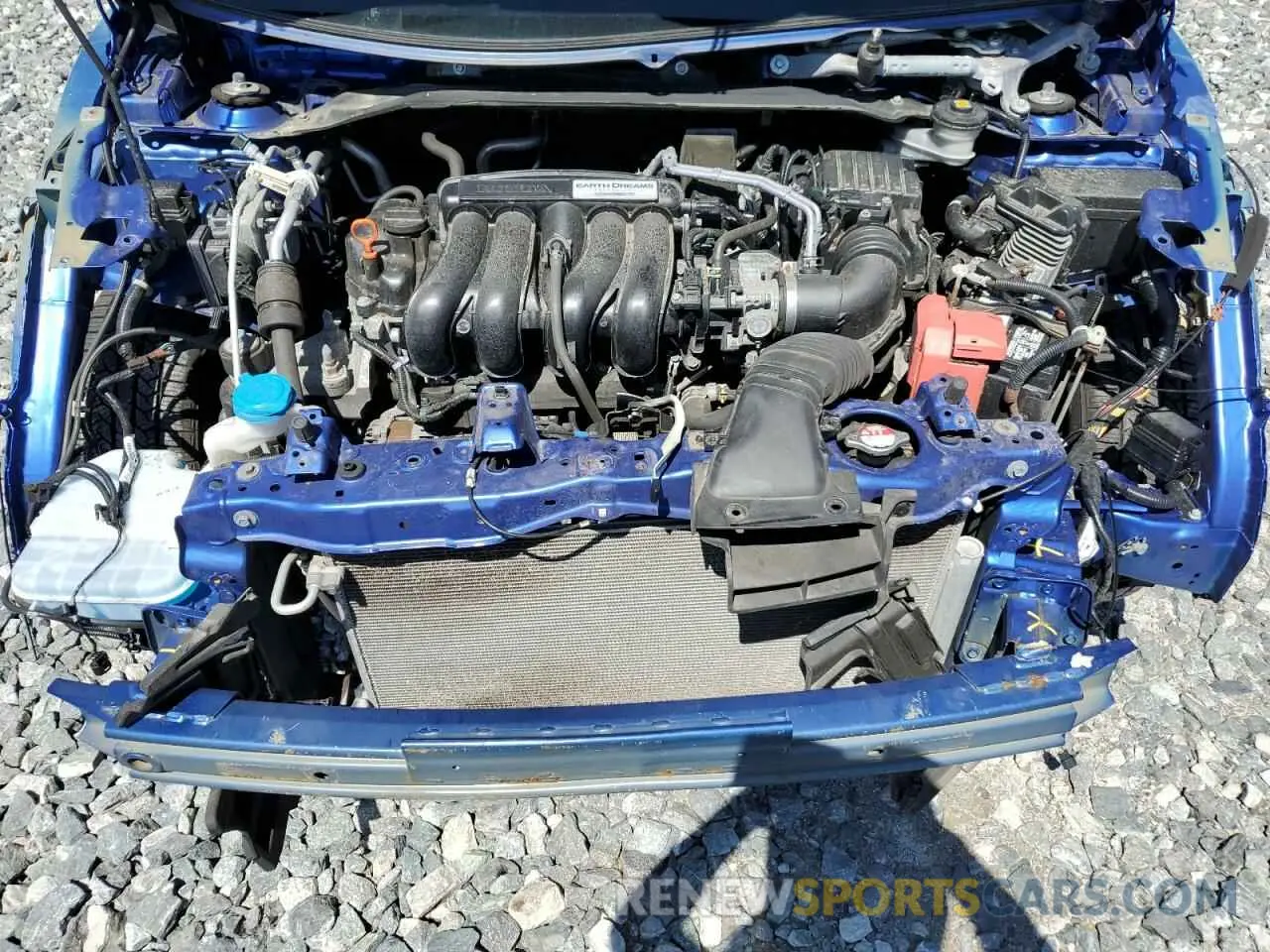 11 Photograph of a damaged car 3HGGK5H42KM743371 HONDA FIT 2019