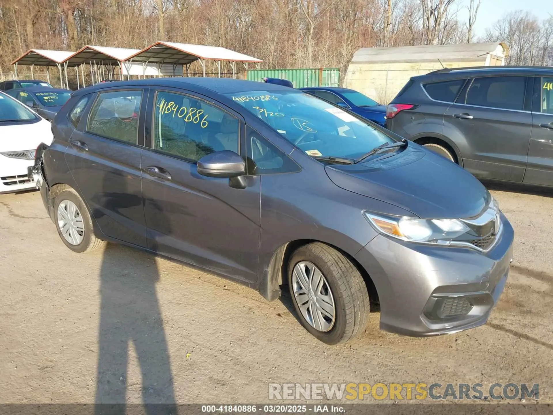 1 Photograph of a damaged car 3HGGK5H43KM706622 HONDA FIT 2019
