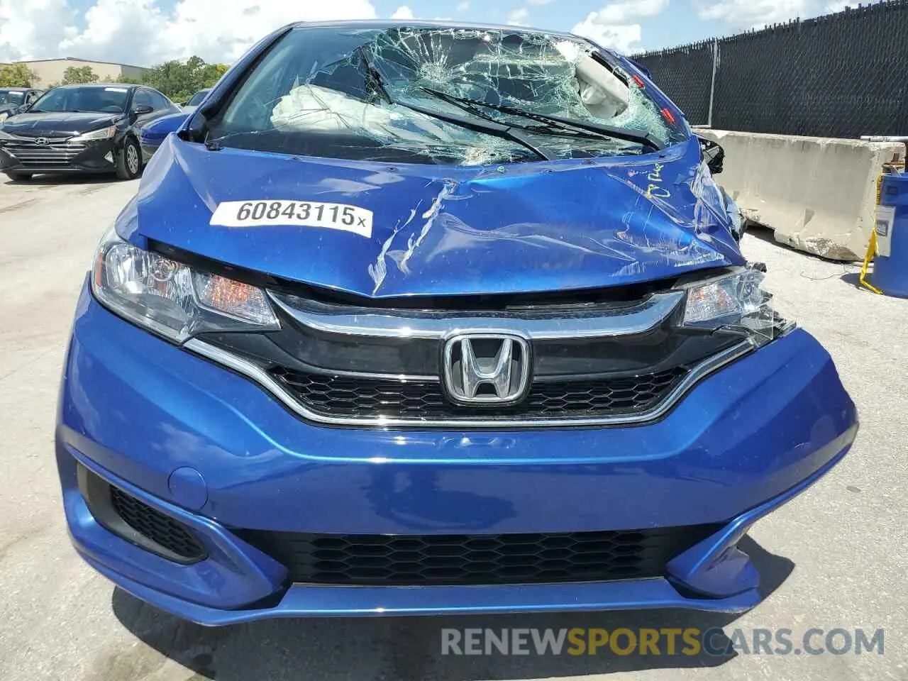 5 Photograph of a damaged car 3HGGK5H43KM718172 HONDA FIT 2019