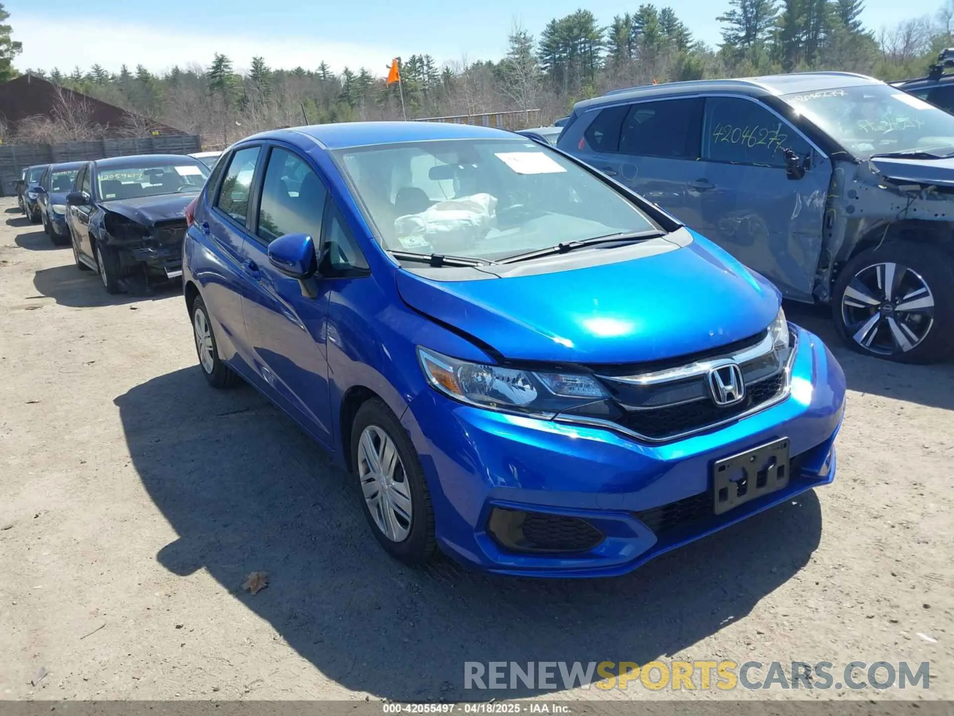 1 Фотография поврежденного автомобиля 3HGGK5H43KM721508 HONDA FIT 2019